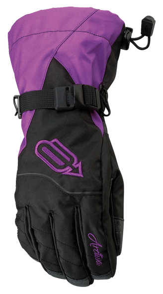 ARCTIVA Women's Pivot Gloves - Black/Purple - XL 3341-0438
