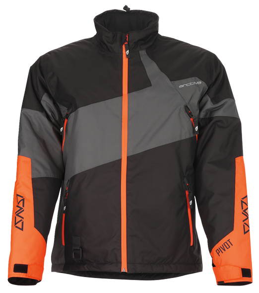 ARCTIVA Pivot 6 Jacket - Black/Gray/Orange - 2XL 3120-2104