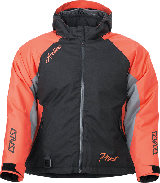 ARCTIVA Women's Pivot 5 Hooded Jacket - Coral - Small 3121-0791