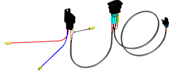 KFI PRODUCTS Wire Harness - Hydraulic Actuator 105940