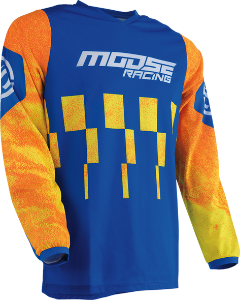 MOOSE RACING Qualifier Jersey - Orange/Blue - Medium 2910-7527