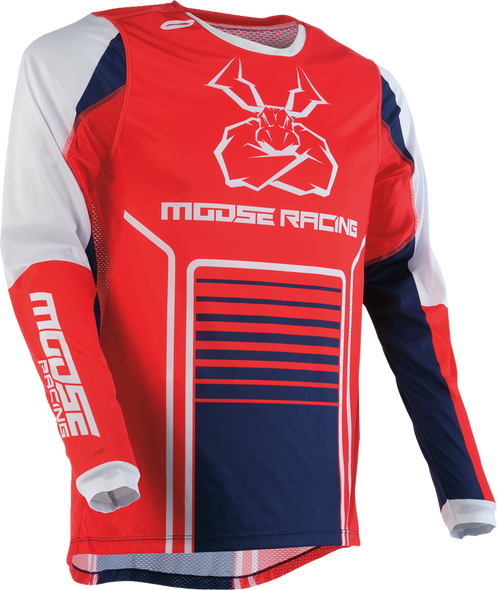 MOOSE RACING Agroid Jersey - Red/White/Blue - 2XL 2910-7504