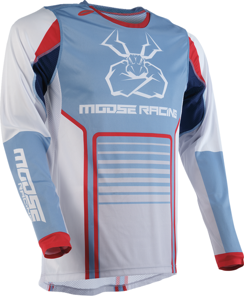 MOOSE RACING Agroid Jersey - Gray/Blue - XL 2910-7497