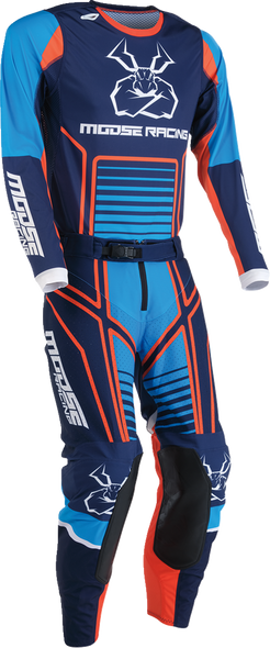 MOOSE RACING Agroid Jersey - Blue/Orange - 2XL 2910-7492