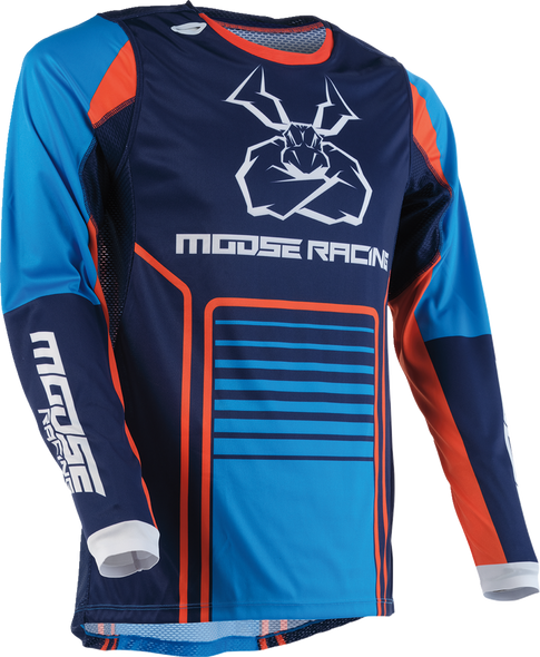 MOOSE RACING Agroid Jersey - Blue/Orange - Large 2910-7490