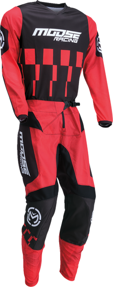 MOOSE RACING Qualifier Jersey - Red/Black - Small 2910-7550