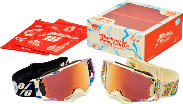 100% Armega Goggles Pack - Donut - 2 Pack 50057-00001