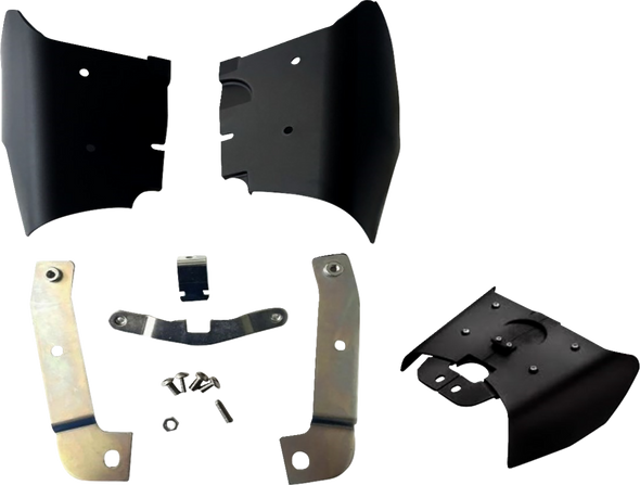DRAG SPECIALTIES Air Deflector - Frame Mounted - Softail 090528