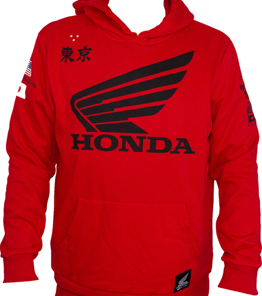 D'COR VISUALS Honda Factory Sweatshirt - Red - Large 85-208-3