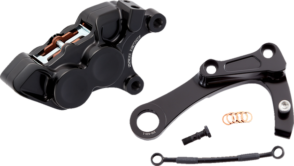 ARLEN NESS 4-Piston Caliper - Rear - Black 02-329