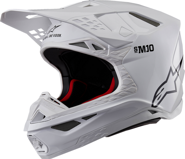 ALPINESTARS Supertech M10 Helmet - Solid - MIPS? - Gloss White - Small 8300323-2180-S