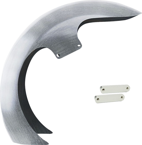 PAUL YAFFE BAGGER NATION DEI Front Fender - 23" Wheel - With Chrome Adapters DEI23-14L-C