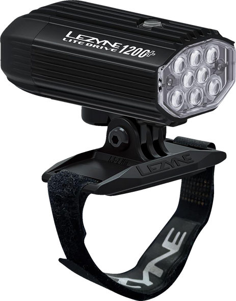 LEZYNE Lite Drive 1200+ Helmet Light - LED - 1200 lumens 1-LED-16H-V337