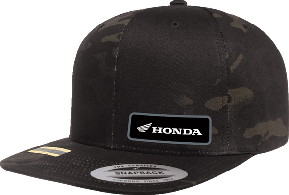 FACTORY EFFEX Honda Snapback Hat - Camo Black 27-86304