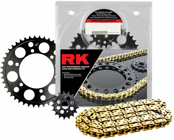 RK Chain and Sprocket Kit - ZX4RR - Gold 2068-060EG