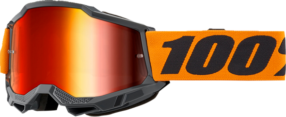 100% Accuri 2 Goggle - Orange - Red Mirror 50014-00041