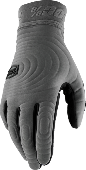 100% Brisker Xtreme Gloves - Charcoal - 2XL 10030-00010