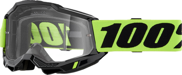 100% Accuri 2 Goggle - Neon Yellow - Clear 50013-00040