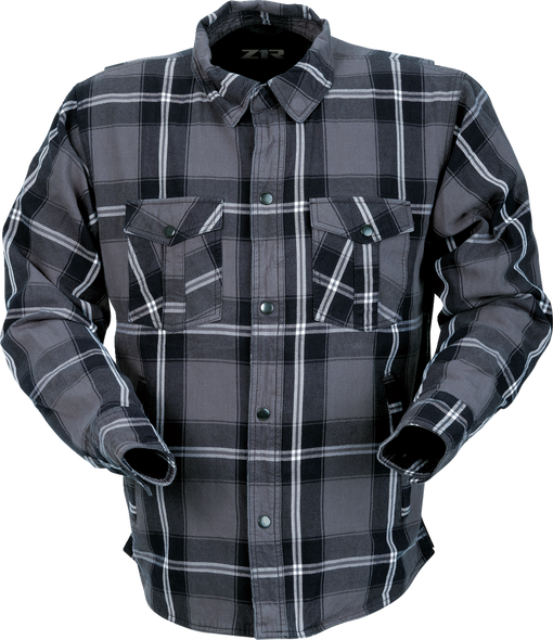 Z1R Flannel Shirt - Gray - Small 3040-3285