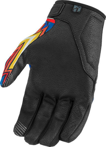 ICON Hooligan* Flyboy CE Gloves - Blue - 3XL 3301-4714