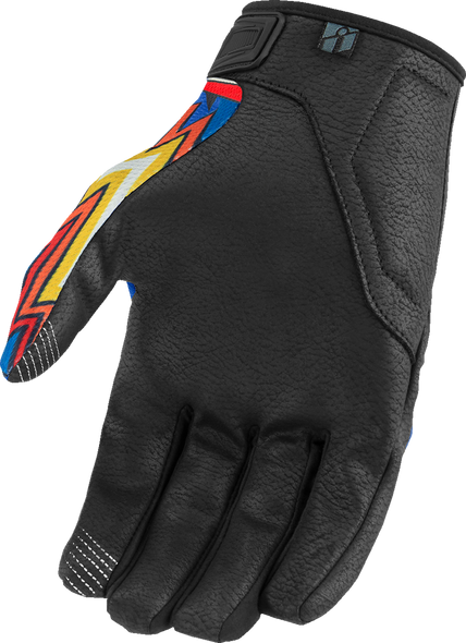 ICON Hooligan* Flyboy CE Gloves - Blue - 2XL 3301-4713