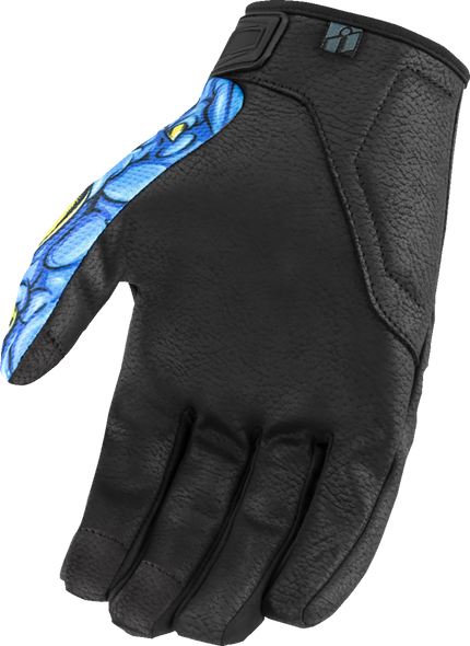 ICON Hooligan* Kryola Kreep Gloves - Blue - XL 3301-4725