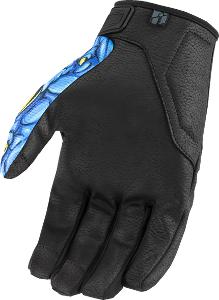 ICON Hooligan* Kryola Kreep Gloves - Blue - Medium 3301-4723