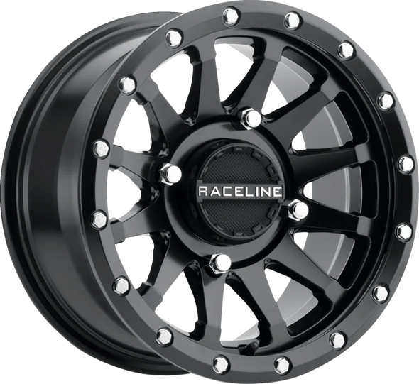 RACELINE WHEELS Wheel - Trophy - Simulated Beadlock - Front/Rear - Black - 14x7 - 4/156 - 6+1 (+38 mm) A95B-47056+38