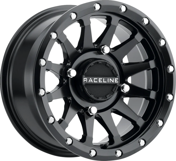 RACELINE WHEELS Wheel - Trophy - Simulated Beadlock - Front/Rear - Black - 14x7 - 4/156 - 5+2 (+10 mm) A95B-47056+10