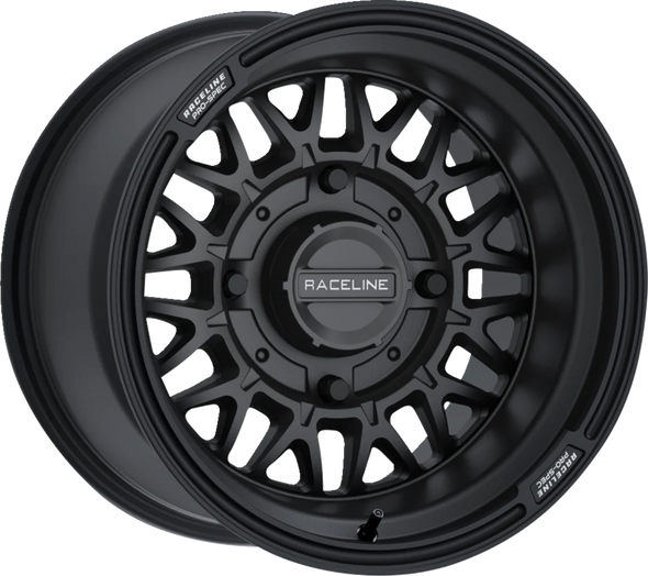 RACELINE WHEELS Wheel - Omega - Front/Rear - Black/Satin - 15x7 - 4/137 - 5+2 (+10 mm) A13B-57037+10