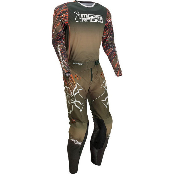 Riding Gear Combo Moose Racing Jersey Small + Pant 30 (sizes: S/30) Agroid Tan
