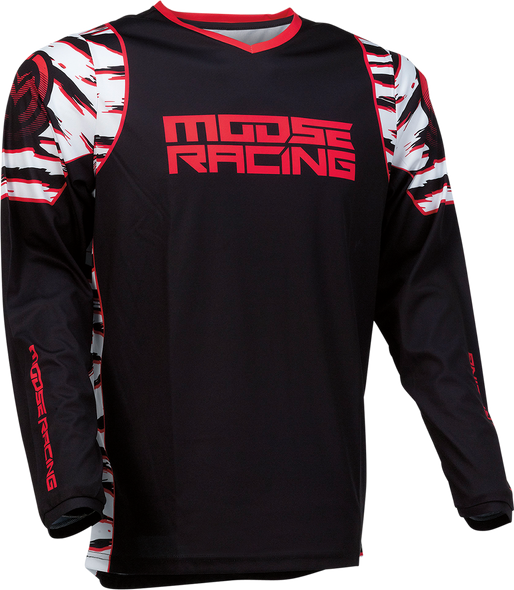 MOOSE RACING Qualifier Jersey - Black/Red - XL 2910-6977