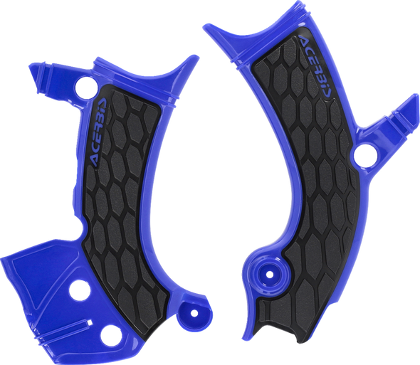 ACERBIS X-Grip Frame Guards - Black/Blue - WR 450 F 2985901034