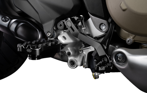 GILLES TOOLING Tech-X Enduro Footpeg - Driver - Black RGK-680-UF35-SET-B