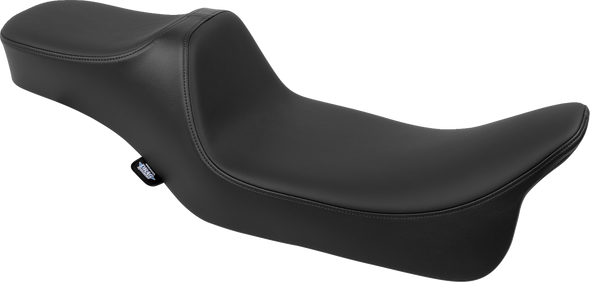 DRAG SPECIALTIES Predator III Seat - Extended Reach - Smooth - Black Solar Leather - FLH/FLT '08-'24 4687E