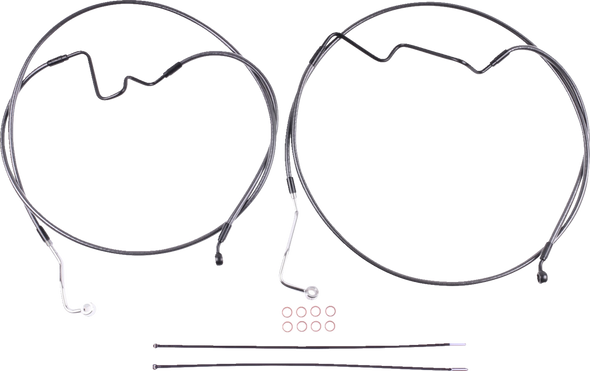 MAGNUM SHIELDING Brake Line Kit - Lower - BP - +4" - 35? Radial AS470164RAD