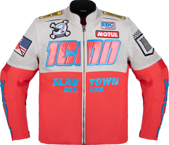 ICON Slabtown Intercept 84* Jacket - Red - 2XL 2820-6984