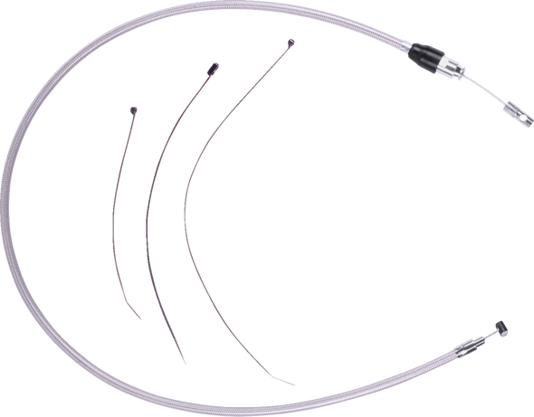 DRAG SPECIALTIES Quick Connect Clutch Cable - Upper - Stainless Steel 5323804HE DRAG SPECIALTIES Quick Connect Clutch Cable - Upper - Stainless Steel 5323804HE