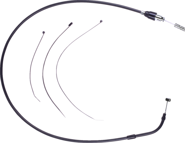 DRAG SPECIALTIES Quick Connect Clutch Cable - Upper - Stainless Steel 5323906HE DRAG SPECIALTIES Quick Connect Clutch Cable - Upper - Stainless Steel 5323906HE