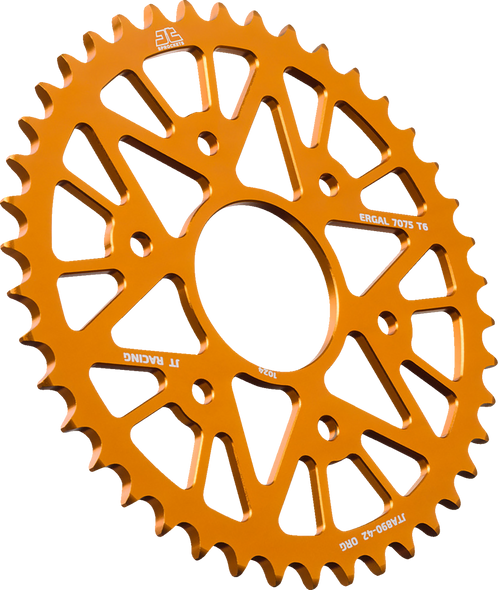 JT SPROCKETS Rear Sprocket - Aluminum - 42 Tooth - Orange - KTM/Husqvarna JTA890.42ORG