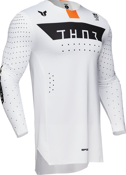 THOR SPORTMODE Rogue Jersey - White/Orange - Medium 2910-8200