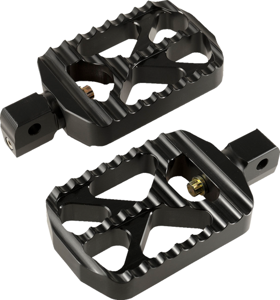 JOKER MACHINE Bear Claw Footpegs - Black - Indian 08-646-8B