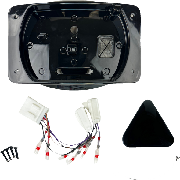 CUSTOM DYNAMICS Taillight Eliminator/License Plate Mount - Black CD-ELIM-TL-B