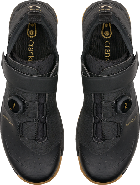 CRANKBROTHERS Mallet Trail BOA? Clip-In Shoes - Black/Gold - US 9 MTB41080A090