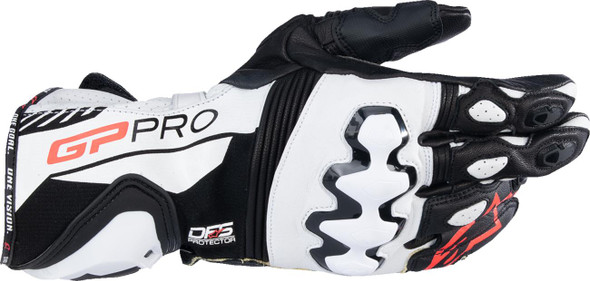  ALPINESTARS GP Pro R4 Gloves - Black/White - Medium 3556724-12-M 