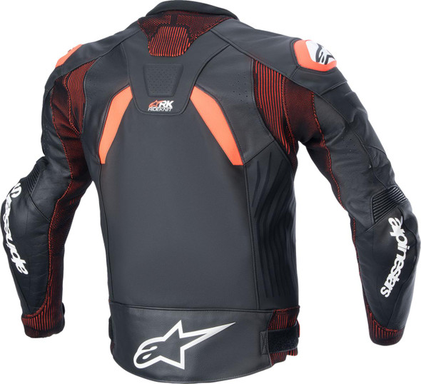  ALPINESTARS GP Plus R v4 Rideknit Leather Jacket - Black/Red Fluo/White - US 50 / EU 60 3100324-1321-60 