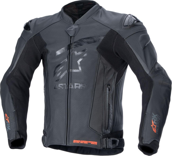  ALPINESTARS GP Plus R v4 Rideknit Leather Jacket - Black/Black - US 38 / EU 48 3100324-1100-48 
