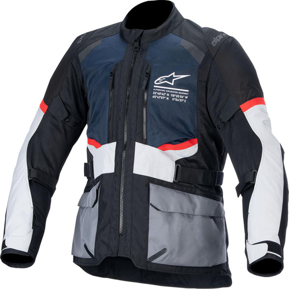  ALPINESTARS Andes Air Drystar Jacket - Deep Blue/Black/Ice Gray - 4XL 3207924-7029-4X 