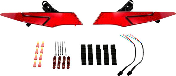  SHOW CHROME LED Trunk Light - Red Lens - Spyder RT LTD/F3 LTD 41-265R 