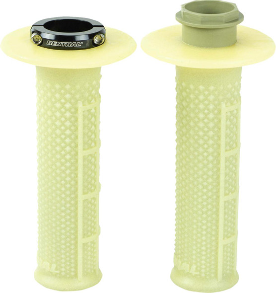 RENTHAL Renthal MX R-Works Aramid Tapered Half Waffle Lock-On Grips G240 